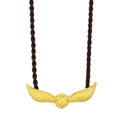 足金金探子頸飾