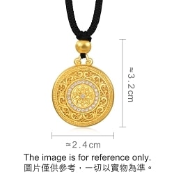 'The Oriental' 999.9 Gold Diamond Necklace