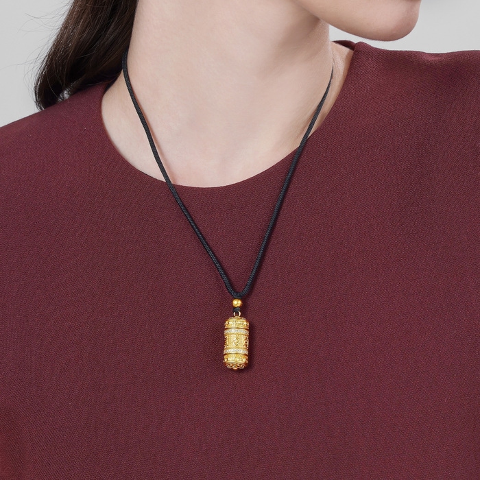 Solid Gold Necklace | Chow Sang Sang Jewellery | Cultural Blessings | 94047Z - 2