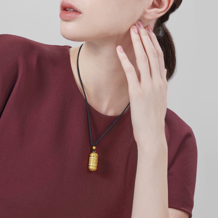 Solid Gold Necklace | Chow Sang Sang Jewellery | Cultural Blessings | 94047Z - 3