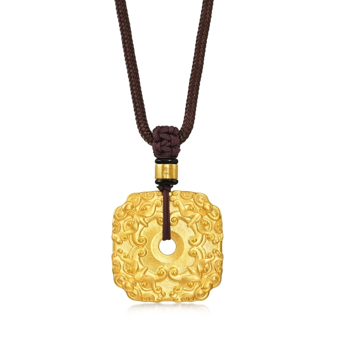 Solid Gold Necklace | Chow Sang Sang Jewellery | Cultural Blessings | 94432Z - 5