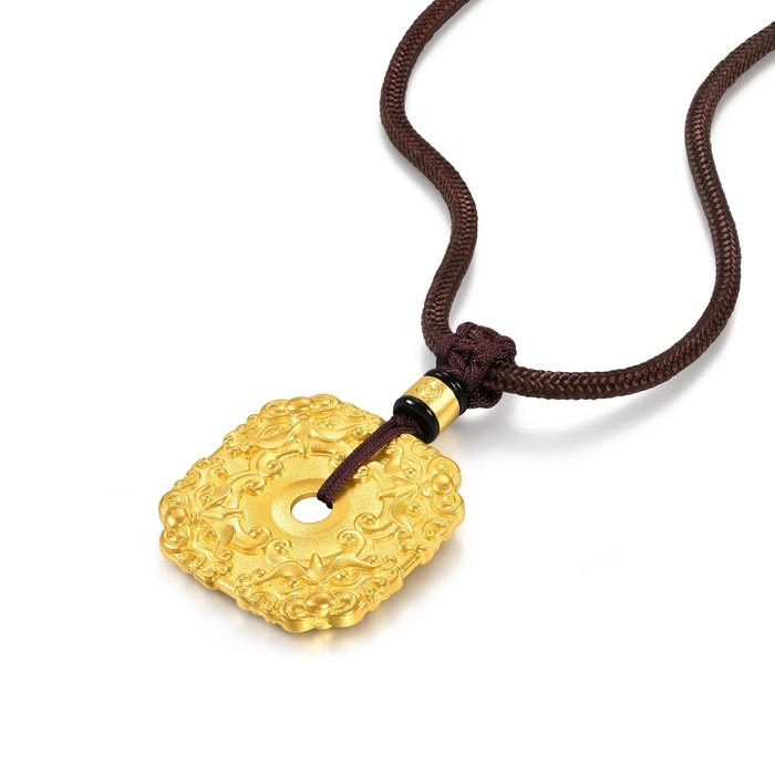 Solid Gold Necklace | Chow Sang Sang Jewellery | Cultural Blessings | 94432Z - 4