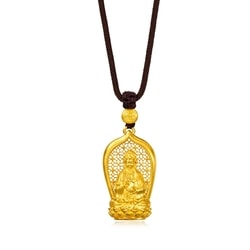 「東方古祖」999.9黃金觀音頸鍊