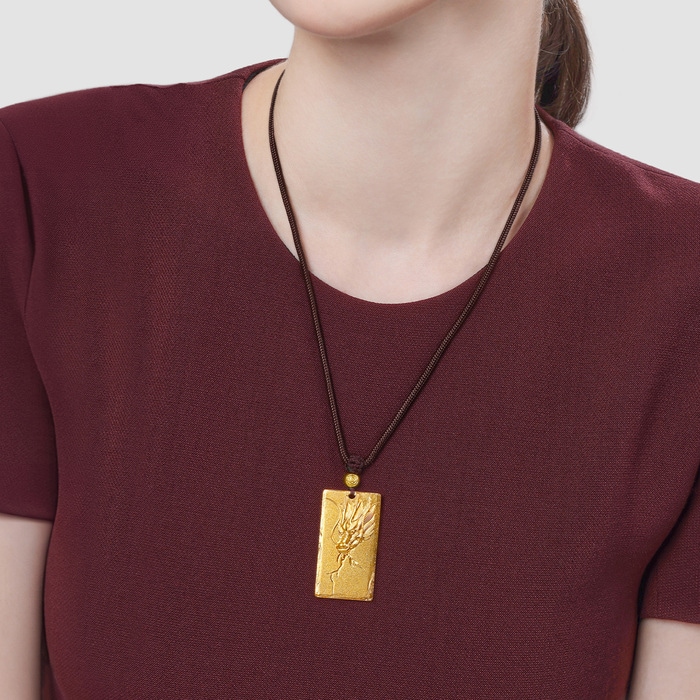 Solid Gold Necklace | Chow Sang Sang Jewellery | Cultural Blessings | 94941Z - 2