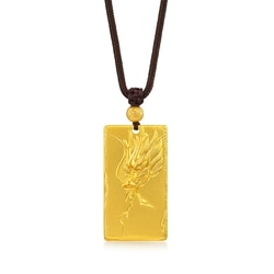 'The Oriental' 999.9 Gold Dragon Necklace
