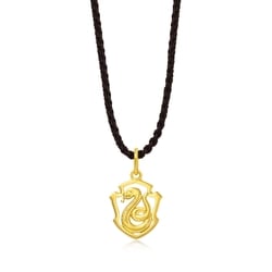 999.9 Gold Slytherin Snake Necklace