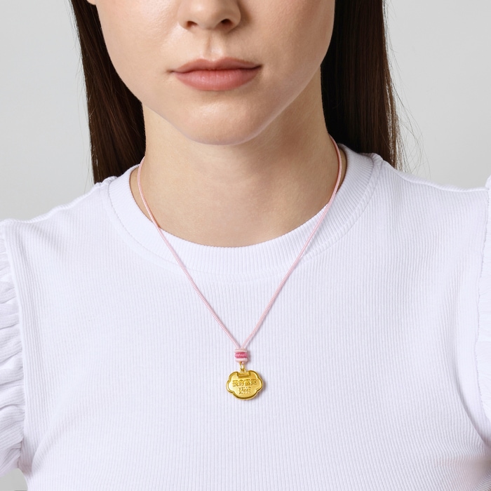 999黃金 頸鍊 | 周生生珠寶 | 95810Z - 3