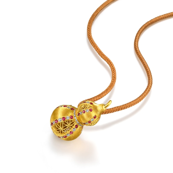 Solid Gold Necklace | Chow Sang Sang Jewellery | Cultural Blessings | 96234Z - 4