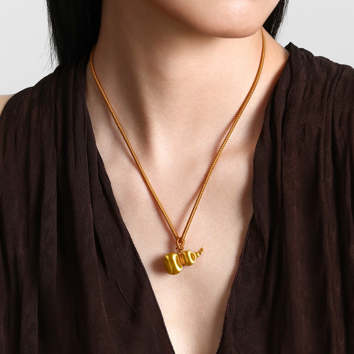 Solid Gold Necklace | Chow Sang Sang Jewellery | Cultural Blessings | 96638Z - 2