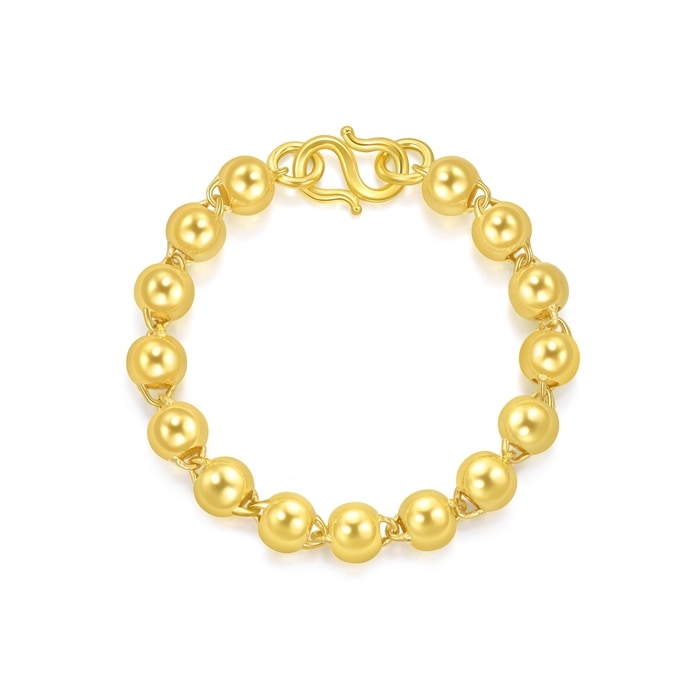 999.9 Gold Bracelet | 09464B(19 cm/~0.984 tael) | Chow Sang