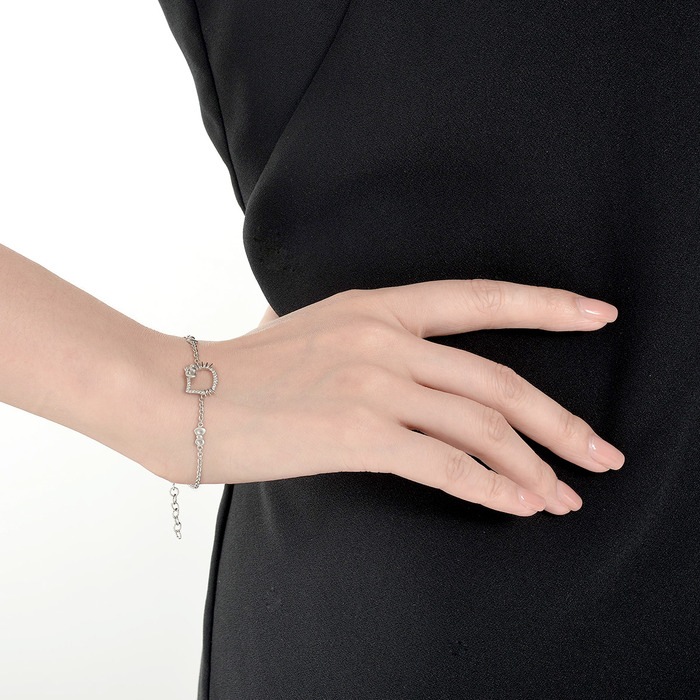 18K白色黄金 手鍊 | 周生生珠寶 | 48044B - 2