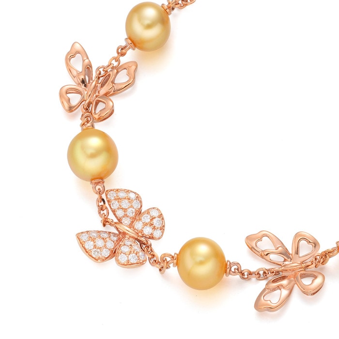 18K玫瑰金 手鍊 | 周生生珠寶 | 82456B - 4