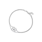950 Platinum Four-Leaf Clovers Bracelet