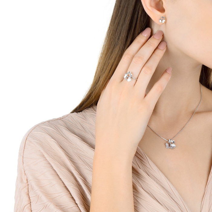 950 Platinum Earring | Chow Sang Sang Jewellery | 83767E - 3