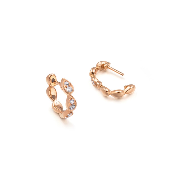 18K Rose Gold Earring | Chow Sang Sang Jewellery | Daily Luxe | 86173E - 5