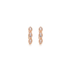 'Daily Luxe' 18K Gold Diamond Earrings