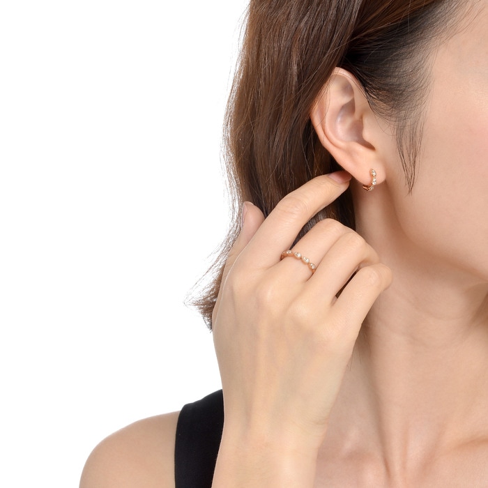 18K Rose Gold Earring | Chow Sang Sang Jewellery | Daily Luxe | 86173E - 3