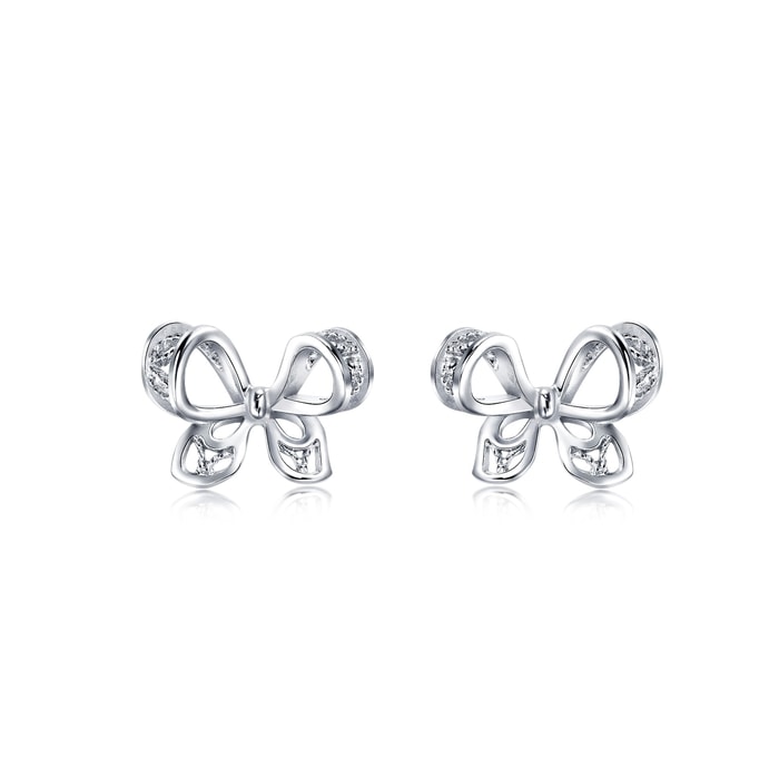 950 Platinum Earring | Chow Sang Sang Jewellery | 91475E - 1
