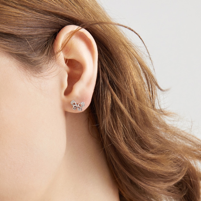 950 Platinum Earring | Chow Sang Sang Jewellery | 91475E - 2