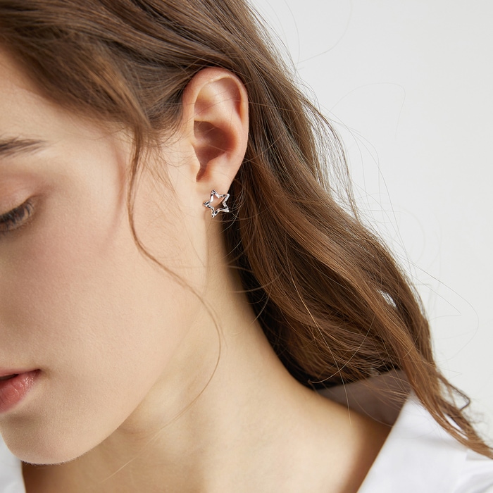 950 Platinum Earring | Chow Sang Sang Jewellery | 91931E - 3