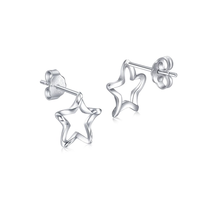 950 Platinum Earring | Chow Sang Sang Jewellery | 91931E - 5
