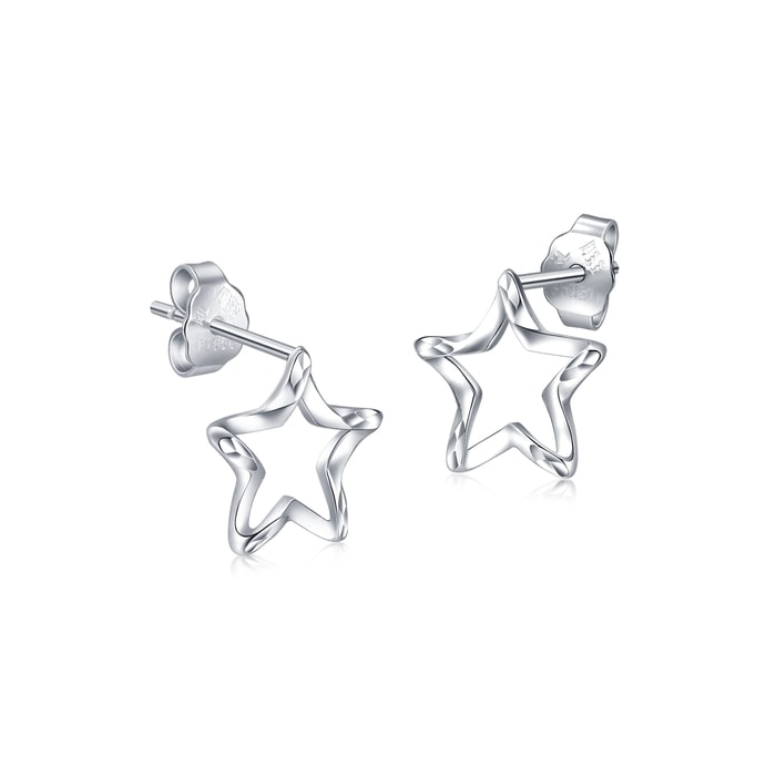 950 Platinum Earring | Chow Sang Sang Jewellery | 91931E - 4