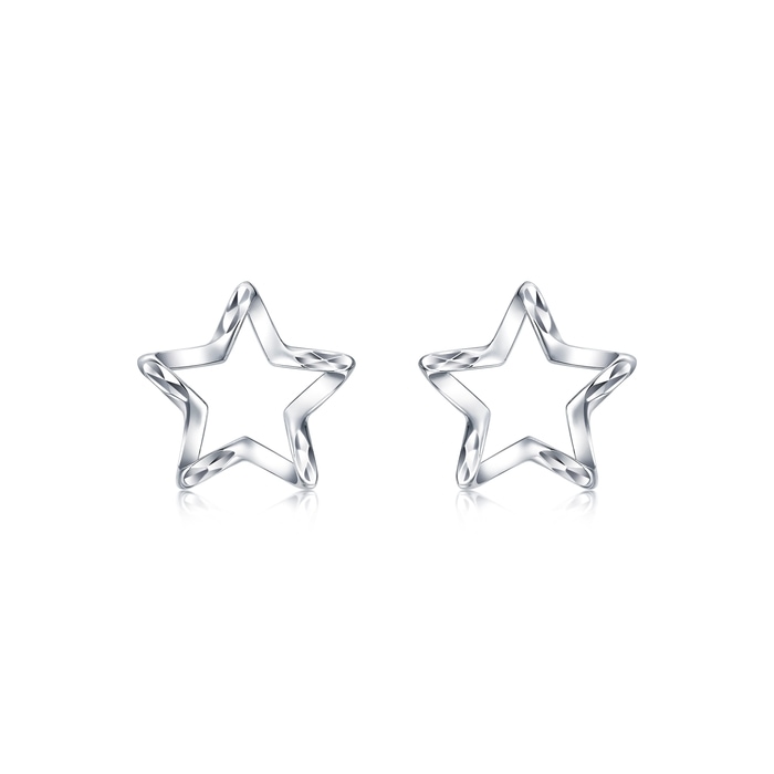 950 Platinum Earring | Chow Sang Sang Jewellery | 91931E - 1
