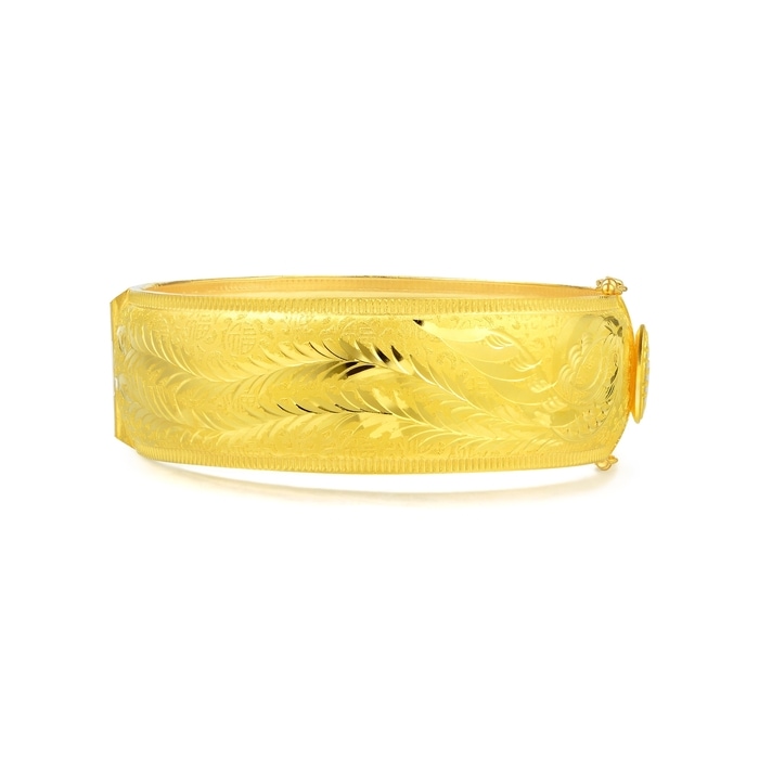 999.9黃金 手鐲 | 周生生珠寶 | 生生有囍 | 90044K - 4