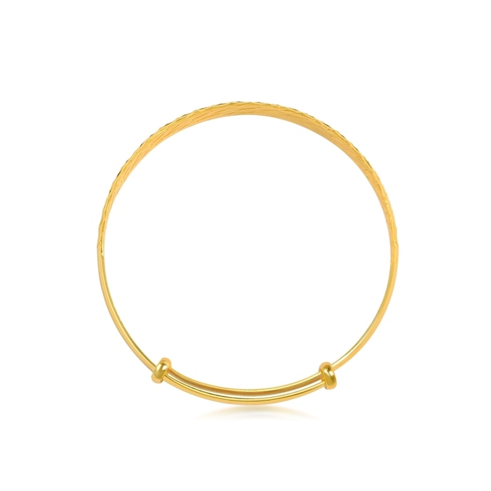 999.9黃金 手鐲 | 周生生珠寶 | Essence「永」 | 90366K - 9