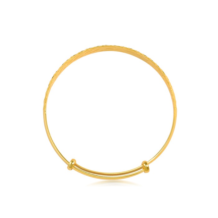 999.9黃金 手鐲 | 周生生珠寶 | Essence「永」 | 90366K - 5