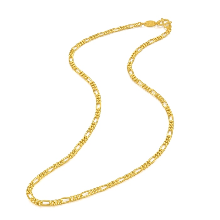 Solid Gold Necklace | Chow Sang Sang Jewellery | Machinery Chain | 09246N - 6