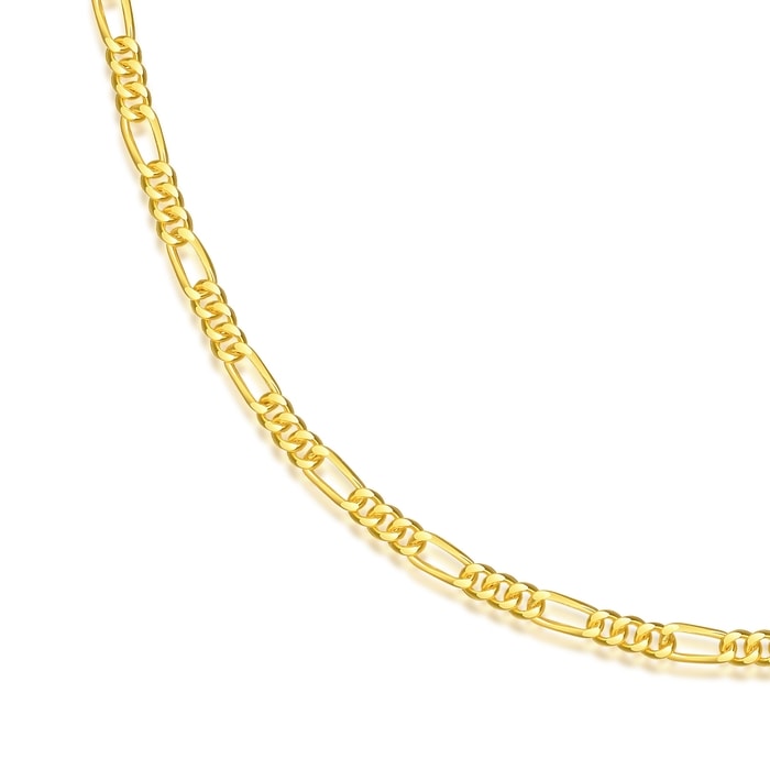 Solid Gold Necklace | Chow Sang Sang Jewellery | Machinery Chain | 09246N - 2