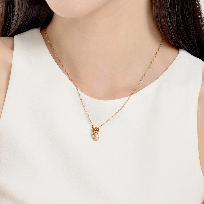 18K Rose Gold Necklace | Chow Sang Sang Jewellery | PetChat | 83698U - 1