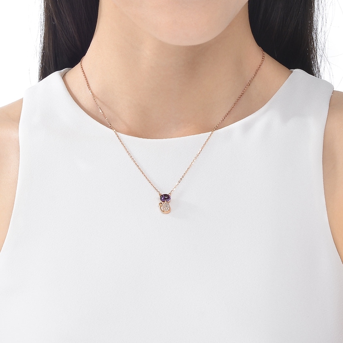 18K Rose Gold Necklace | Chow Sang Sang Jewellery | PetChat | 83698N - 2