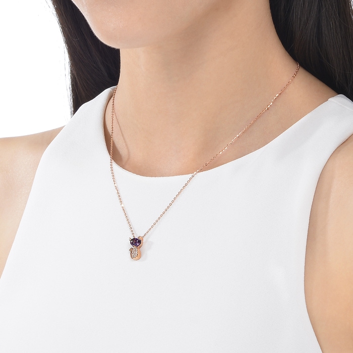 18K Rose Gold Necklace | Chow Sang Sang Jewellery | PetChat | 83698N - 3