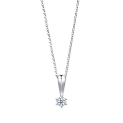  'Classic' 900 Platinum Diamond Pendant