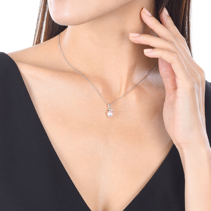 18K White Gold Pendant | Chow Sang Sang Jewellery | La Pelle | 83720P - 3