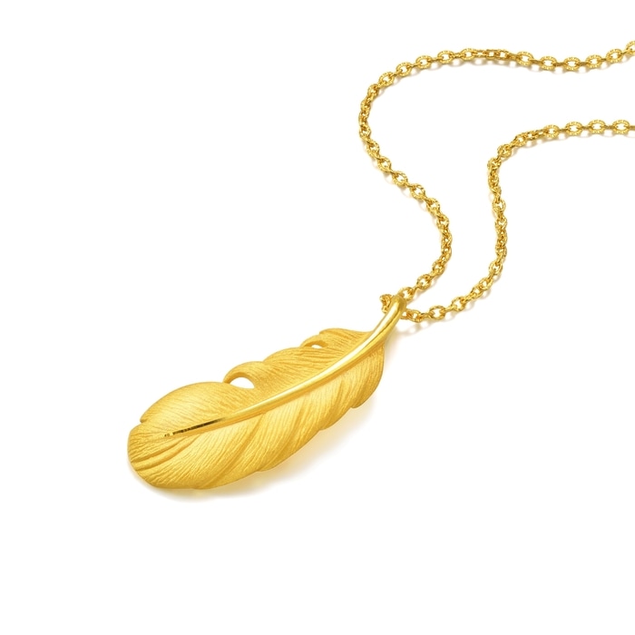 Solid Gold Pendant | Chow Sang Sang Jewellery | Love Decode | 86820P - 4