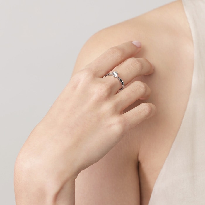 18K White Gold Ring | Chow Sang Sang Jewellery | 01257R - 3