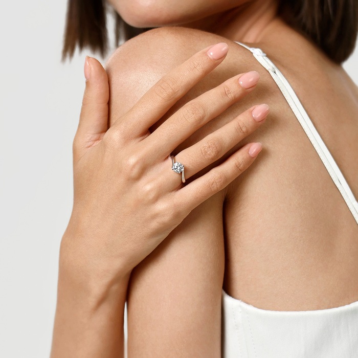 18K白色黄金 戒指 | 周生生珠寶 | 04674R - 2