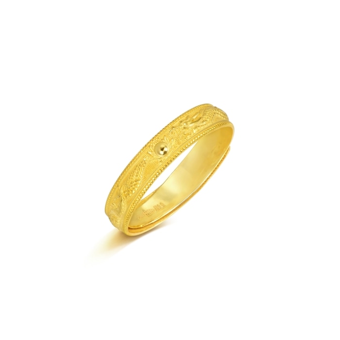 999.9黃金 戒指 | 周生生珠寶 | 生生有囍 | 09149R - 1