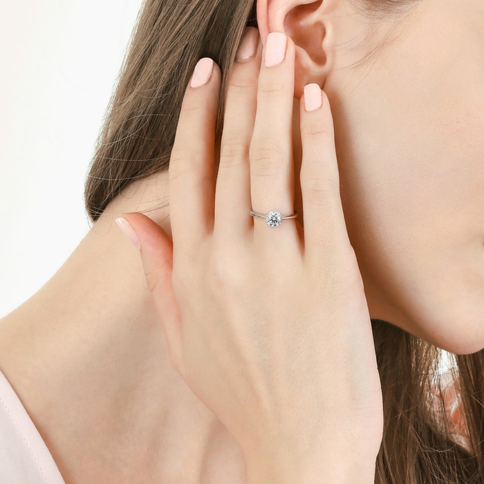 18K白色黄金 戒指 | 周生生珠寶 | 35300R - 2