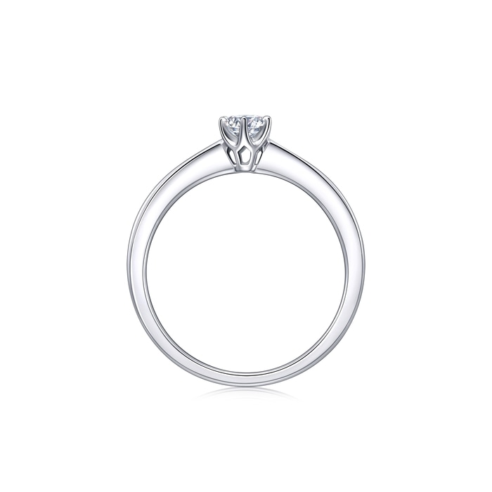 18K白色黄金 戒指 | 周生生珠寶 | 49471R - 3