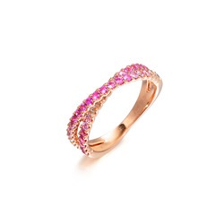 18K Gold Fancy Colour Sapphire Ring
