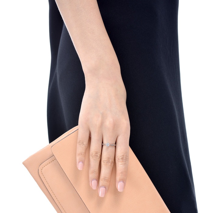 18K White Gold Ring | Chow Sang Sang Jewellery | 70814R - 3