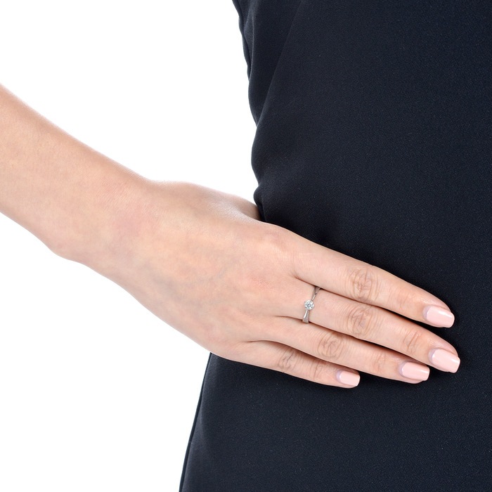 18K White Gold Ring | Chow Sang Sang Jewellery | 70814R - 2