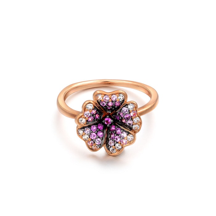 18K Rose & Black Gold Ring | Chow Sang Sang Jewellery | 81040R - 4