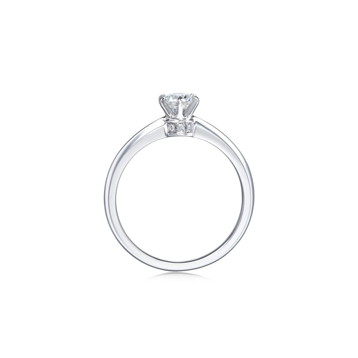 18K白色黄金 戒指 | 周生生珠寶 | 90147R - 5