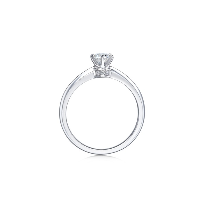 18K白色黄金 戒指 | 周生生珠寶 | 90147R - 5