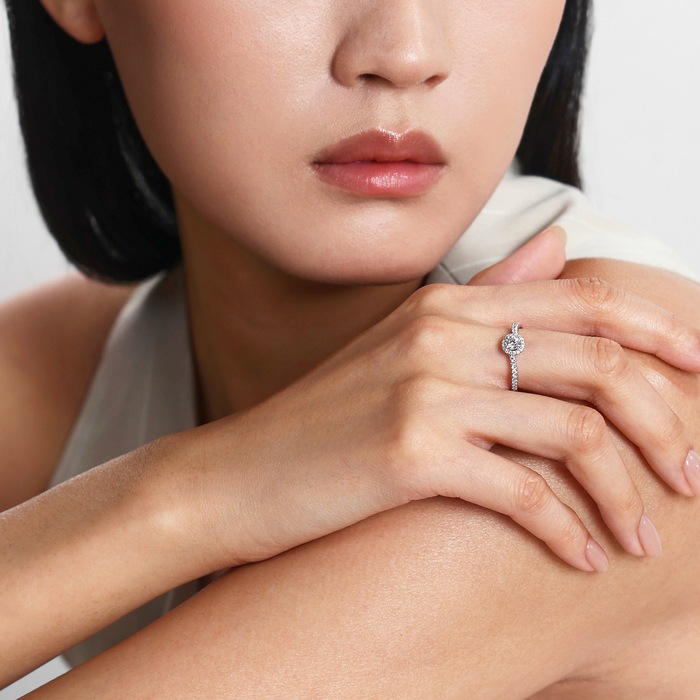 18K白色黄金 戒指 | 周生生珠寶 | 90251R - 2